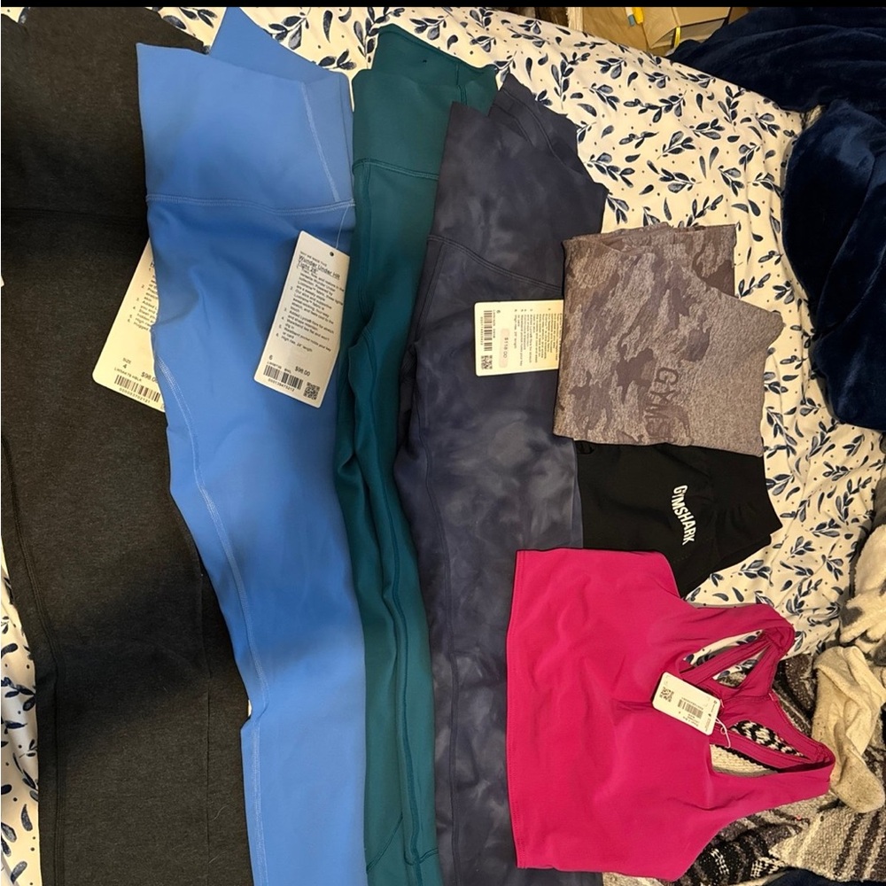 Lululemon Gymshark bundle lots new with tag items